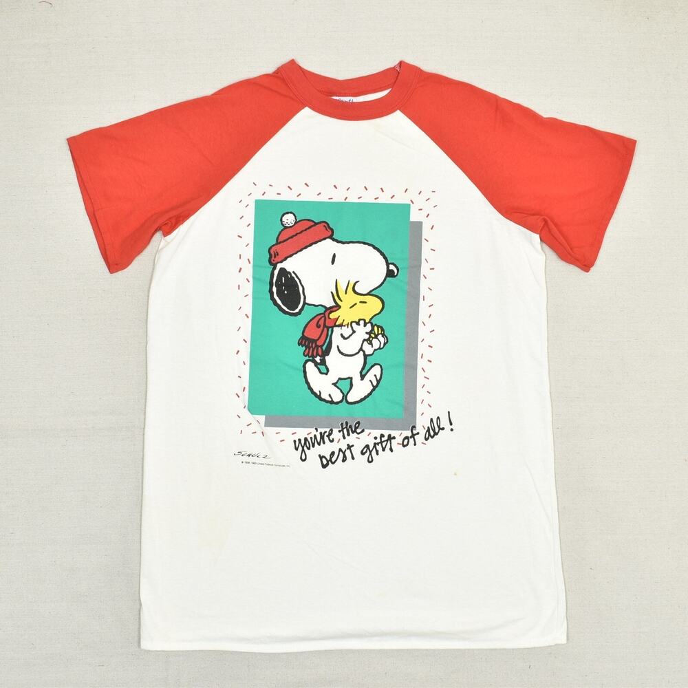 VINTAGE Snoopy 1958 Flirts T Shirt Cotton Multicolor One Size Single Stiched